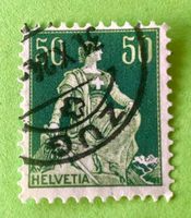  Nr.113 Sitzende Helvetia mit Schwert GESTEMPELT    