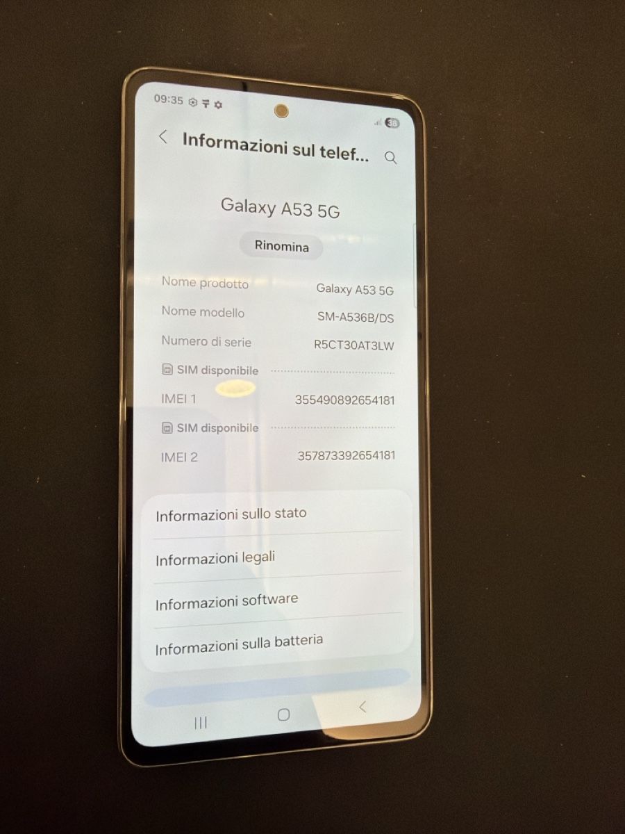 Samsung Handys / Smartphones: Samsung Galaxy A53 5G black – Gebraucht aus Lamone von Varna82