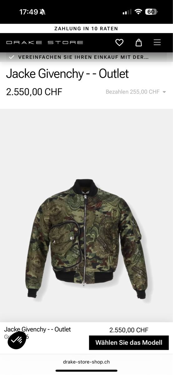 Givenchy Giacche: Givenchy Jacke – Nuovo (secondo la descrizione) da Neftenbach venduto da dco_vy6w 5