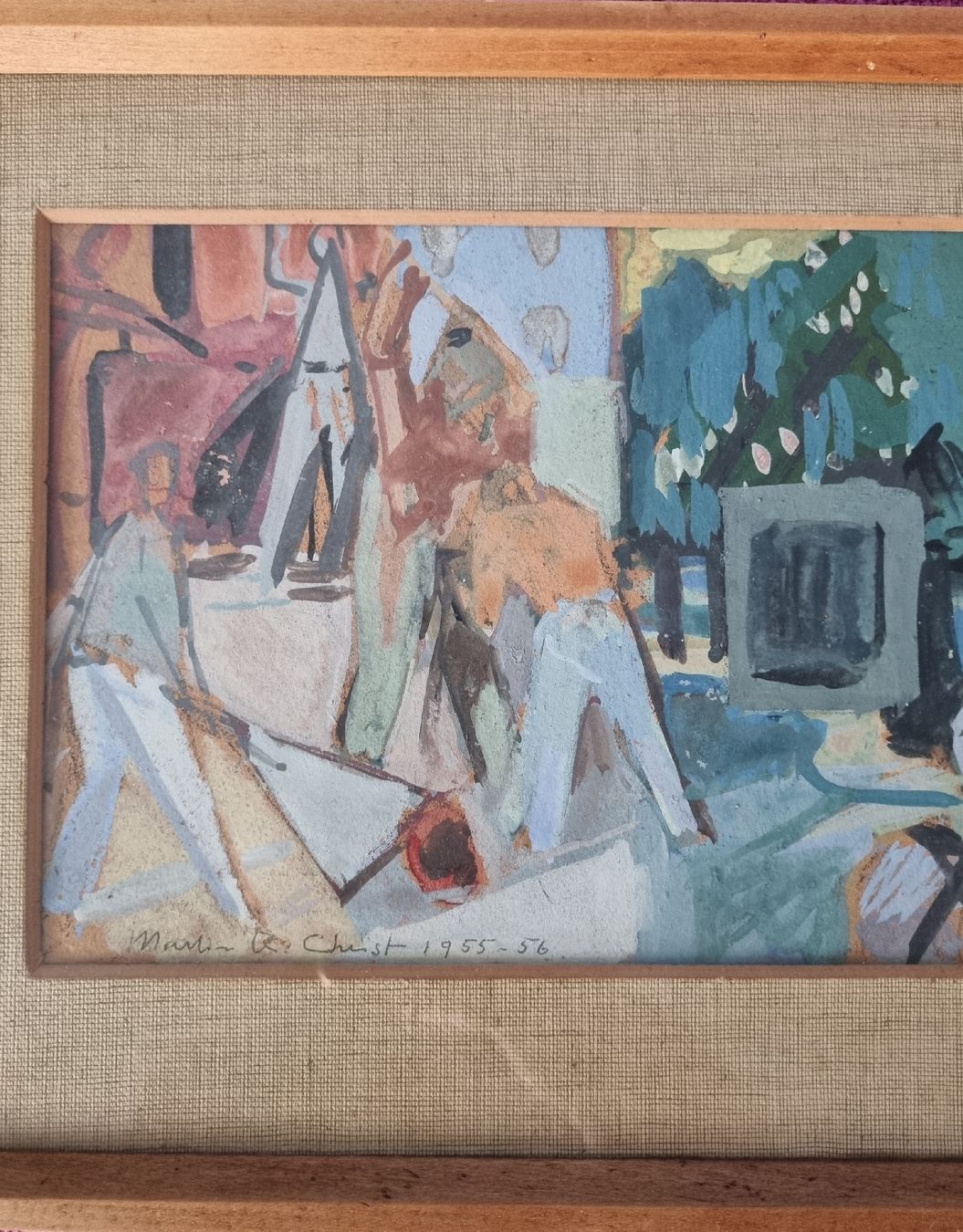 Gemälde: Aquarell von Martin A. Christ – Gebraucht aus Zürich von Emmaforte 7