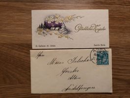 Kleinbrief mit Neujahrskärtchen, Arbon 30.XII.35