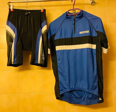 Brunex Velodress, Velotrikot + Velohose, Gr L/XL, neuwertig