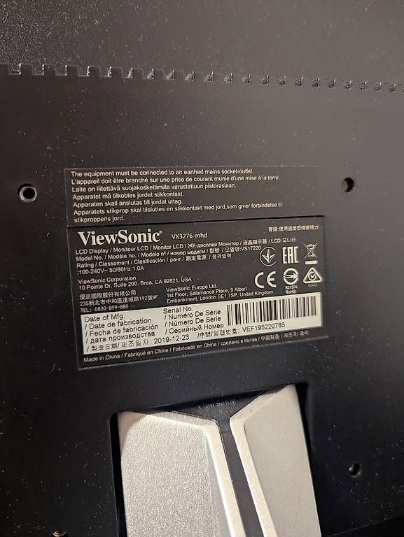 Viewsonic Monitor: ViewSonic Monitor Bildschirm IPS – Usato da Aeugst am Albis venduto da ger_lr2j 2