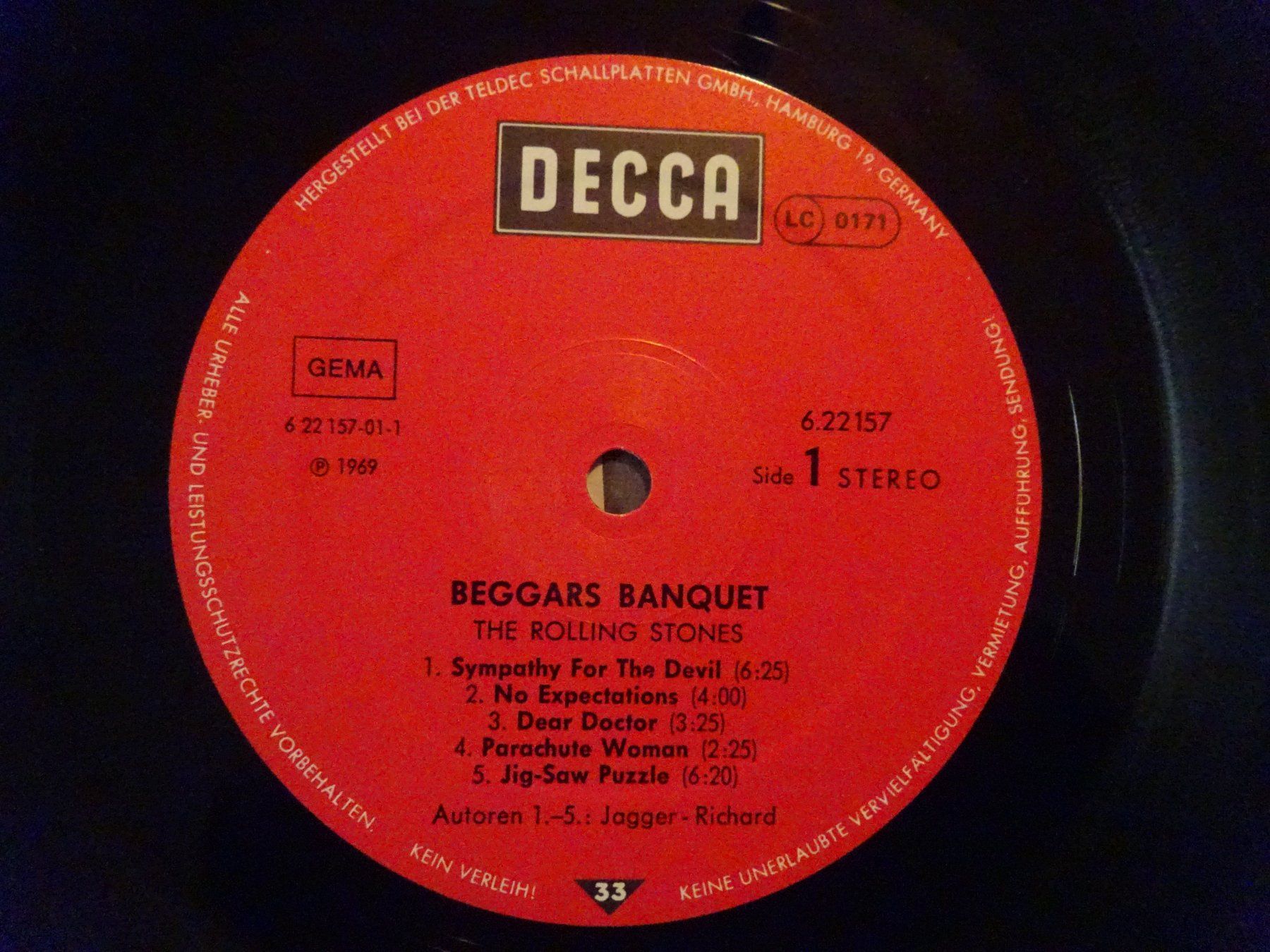 Dischi in vinile: ROLLING STONES ** BAGGARS BANQUET – Usato da Luzern venduto da xrayspex99 4