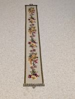 Gestickter Wandbehang mit Blumenmuster, Vintage Deko