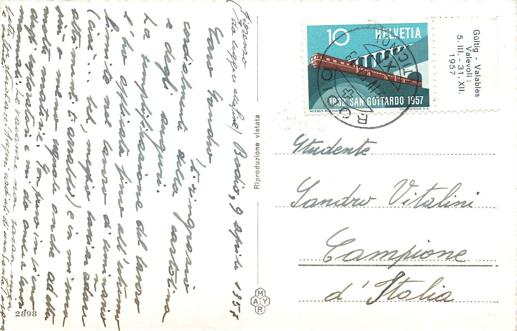 Cartoline postali: Bodio Leventina – Usato da Biasca venduto da Blenio71 1
