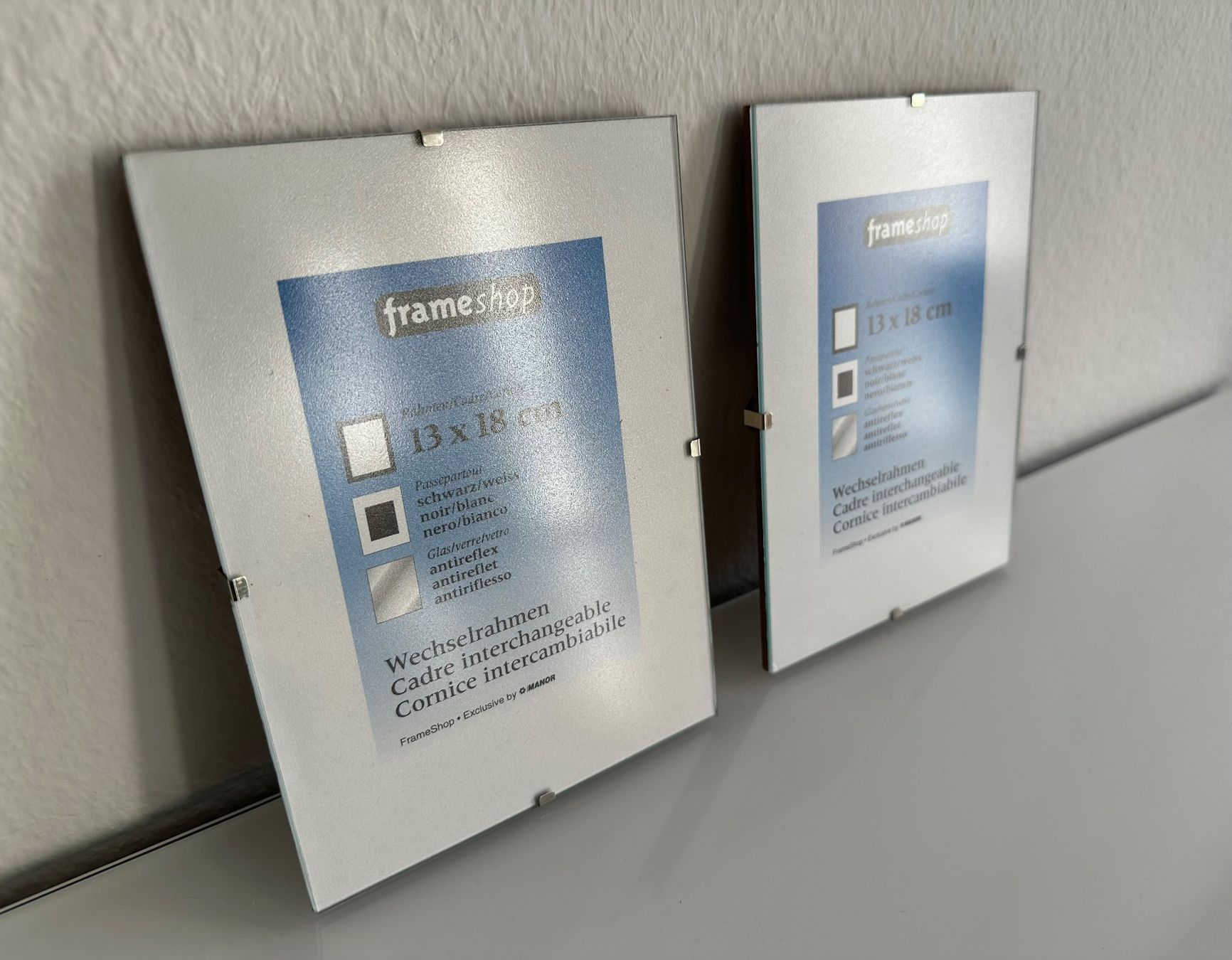 Bilderrahmen: 2 x Wechselrahmen mit antireflex Glas by Manor – Gebraucht aus Bern von Fraeuleinhonig 3