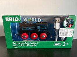BRIO Akku-Lokomotive mit Mini-USB 33599 neu, ovp