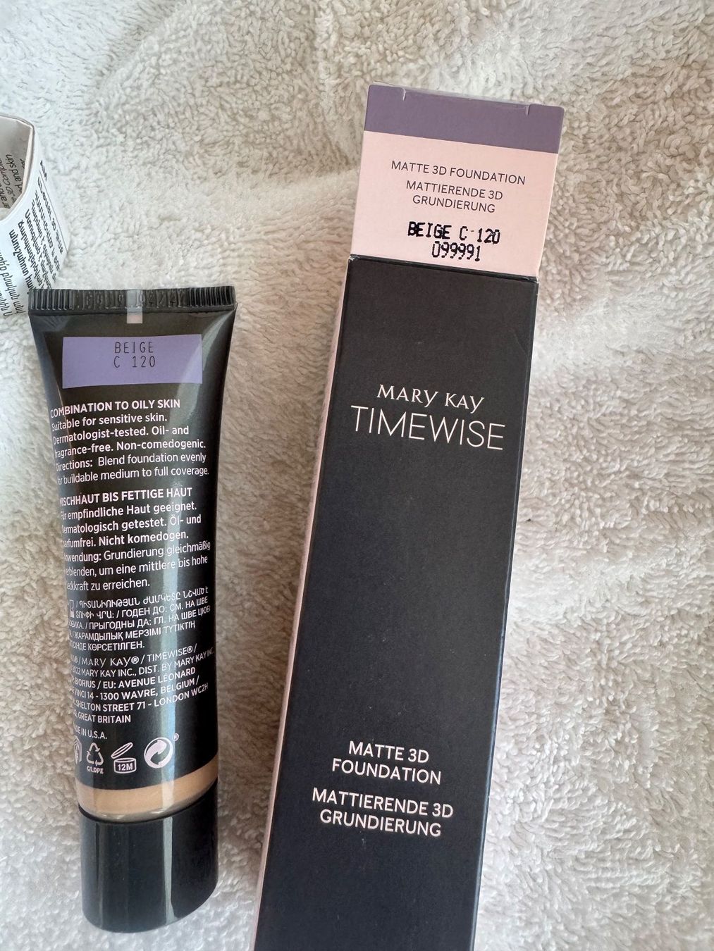 Mary Kay Make-up: TimeWise Matte 3D Foundation BEIGE C 120 / UVP 45.- – Nuovo e nell'imballaggio originale da Zäziwil venduto da blackpearl