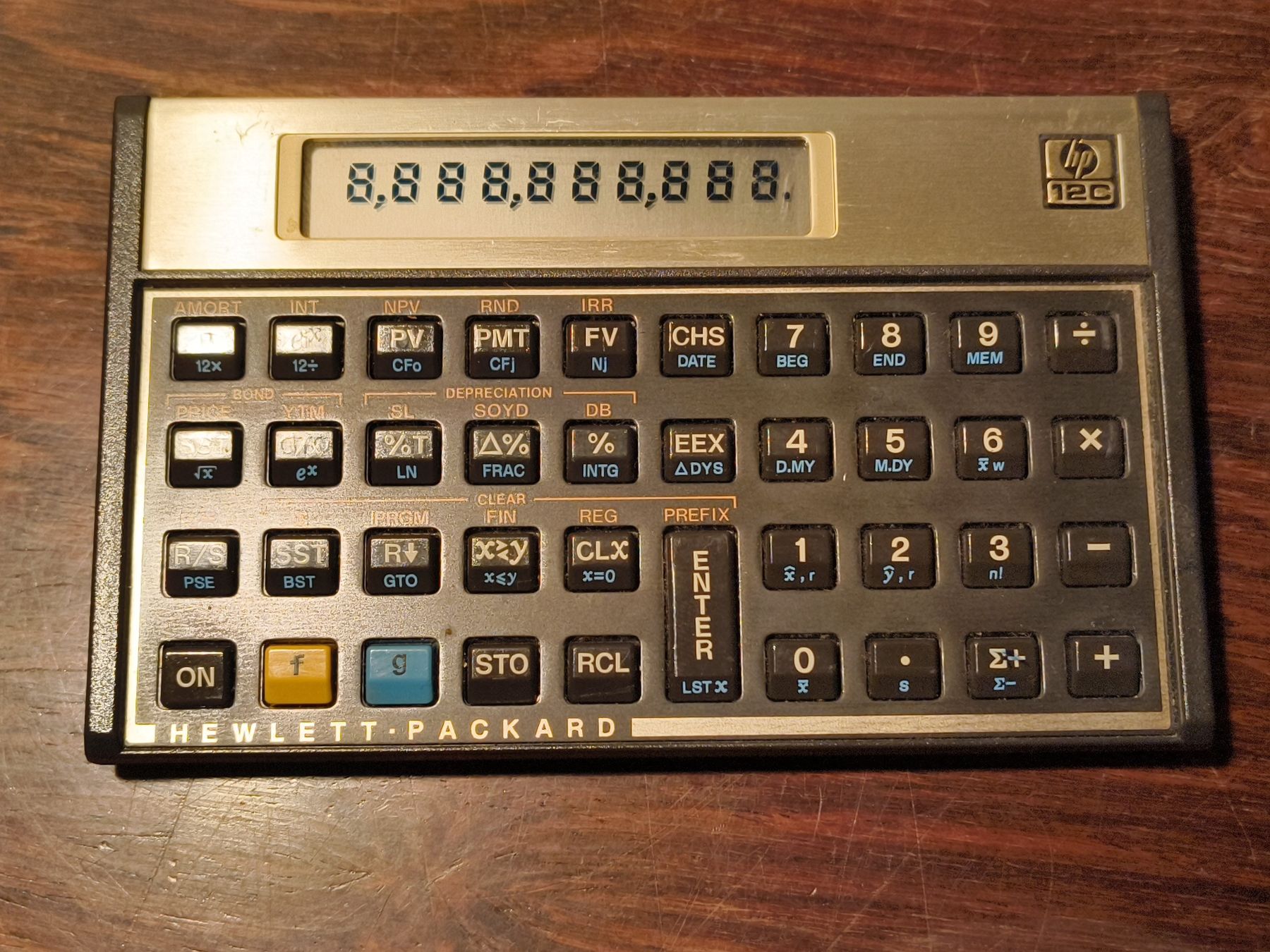 Hewlett Packard Taschenrechner: HP 12C Financial Programmable Calculator RPN Taschenrechner – Gebraucht aus stettlen von VintageBern_ch