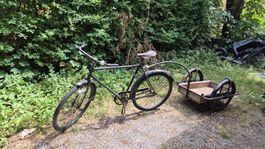 Militärvelo mit Anhänger, abzuholen in 8004