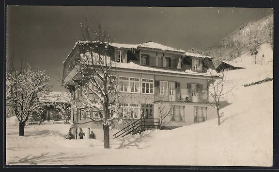 Cartes postales: Foto-AK Wengen, Pension Villa Schweizerh – D'occasion à Berlin par bartko-reher