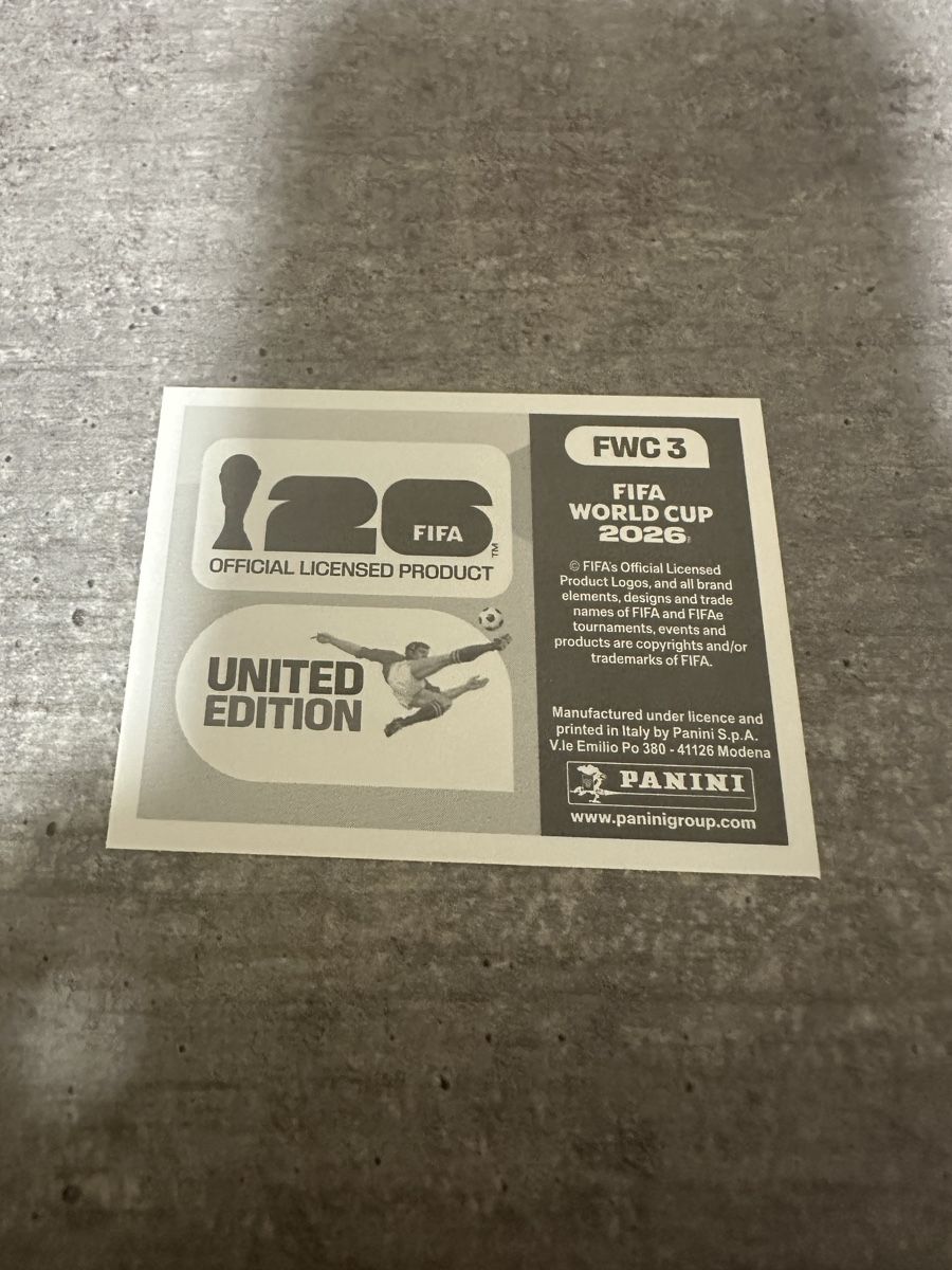 Panini Carte collezionabili: FWC 3 , FIFA WORLD CUP 2026 PANINI  – Nuovo (secondo la descrizione) da Frauenfeld venduto da 1PegPeg1 1