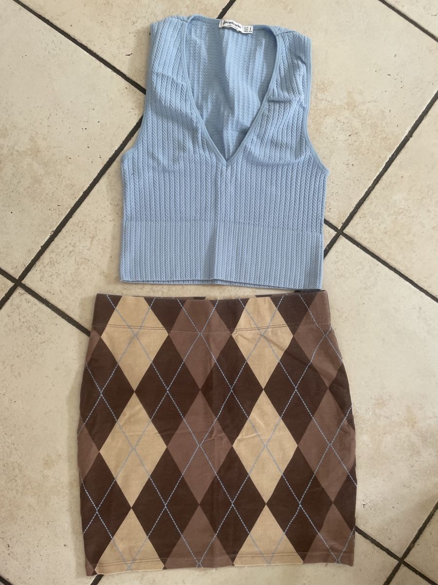 Stradivarius Kleiderpakete: Stradivarius Top & Minirock Set, Grösse S, – Gebraucht aus Obergerlafingen von cabo4