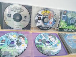 6x div. Games PS2, Crash Bandicoot, Syphon Filter, Time Cris