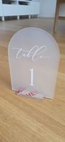 Tisch-Aufsteller 1-20 transparent, NEU