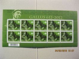 2012 Gallus Spezialbogen Postfrisch