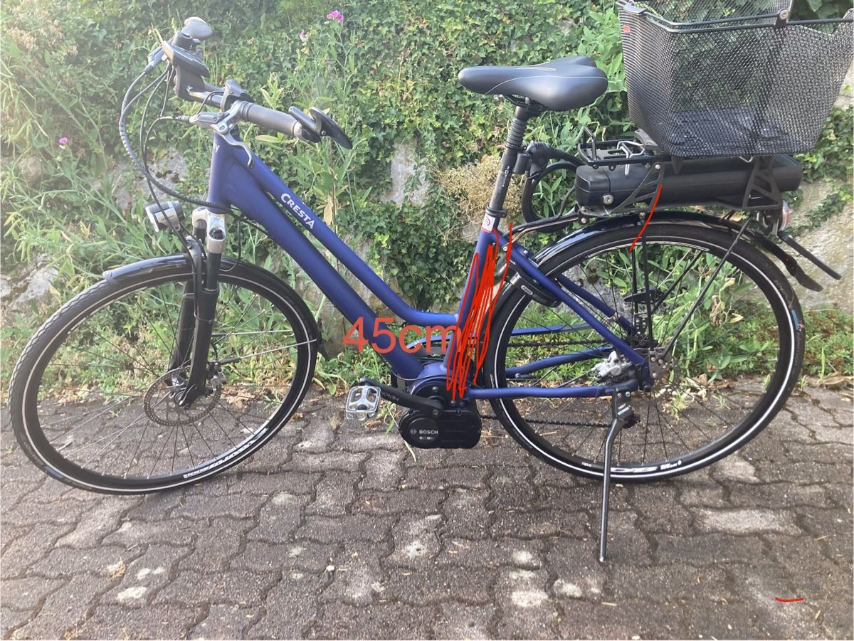 Cresta Velos: Damen Ebike Marke Cresta mit Bosch Motor – Gebraucht aus Münchenstein von basie 1