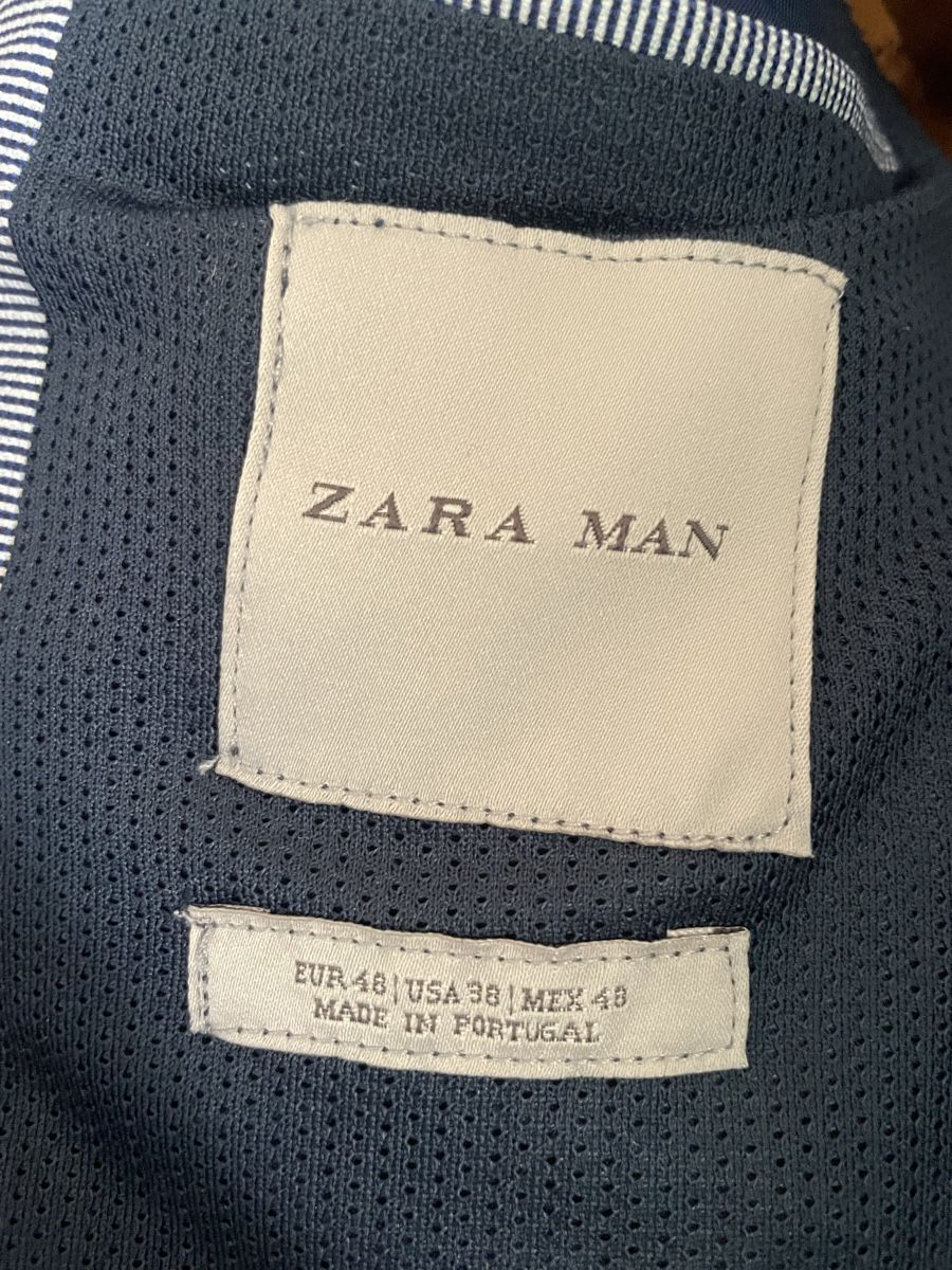 Zara Giacche: Veste Zara Man bleu à rayures taille 48 – Usato da Pâquier-Montbarry venduto da mir_687p 3