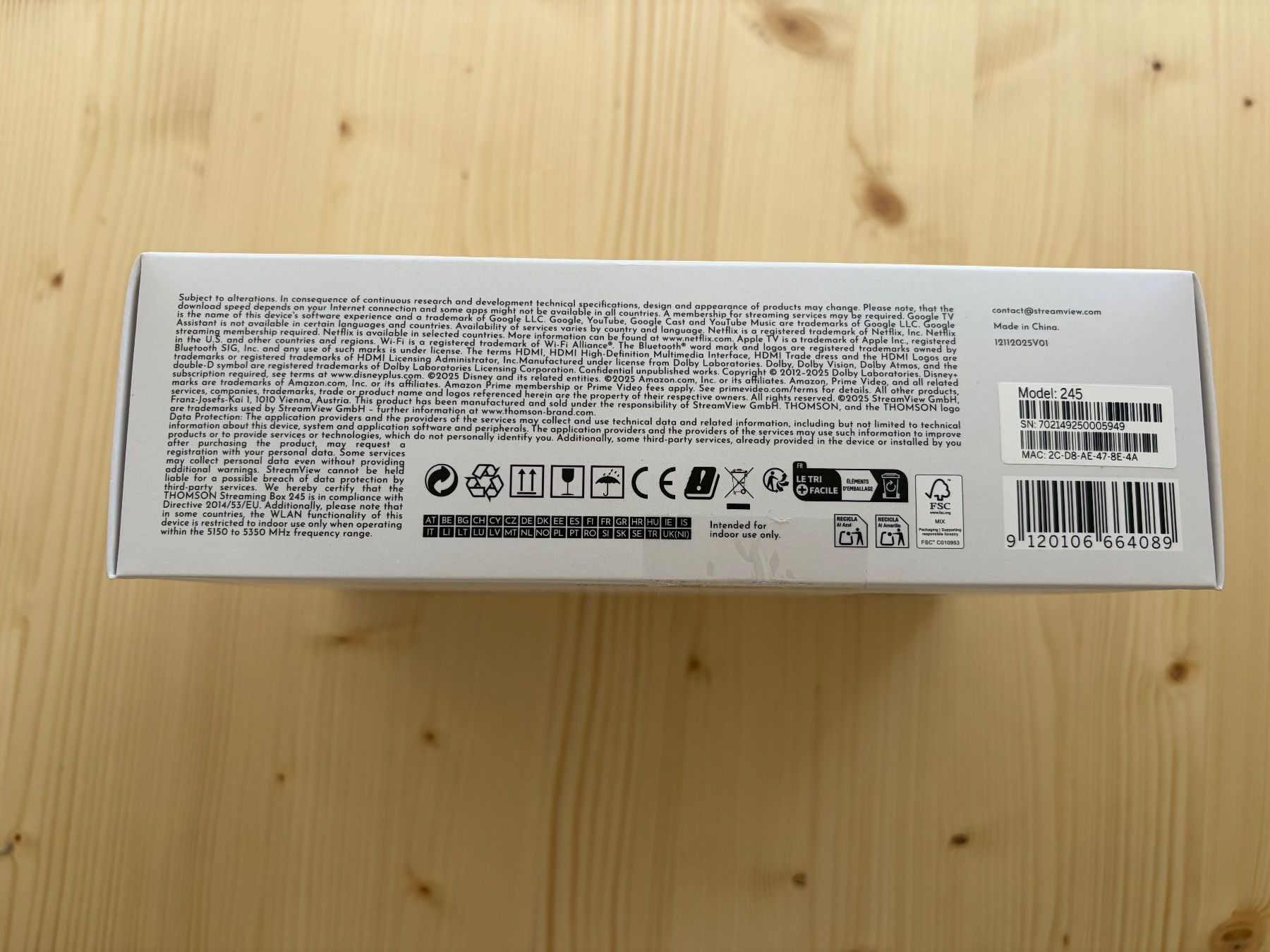 Audio- & Mediensysteme: Thomson Streaming Box 245 Google TV neuwertig – Gebraucht aus Turbenthal von blue1977 6