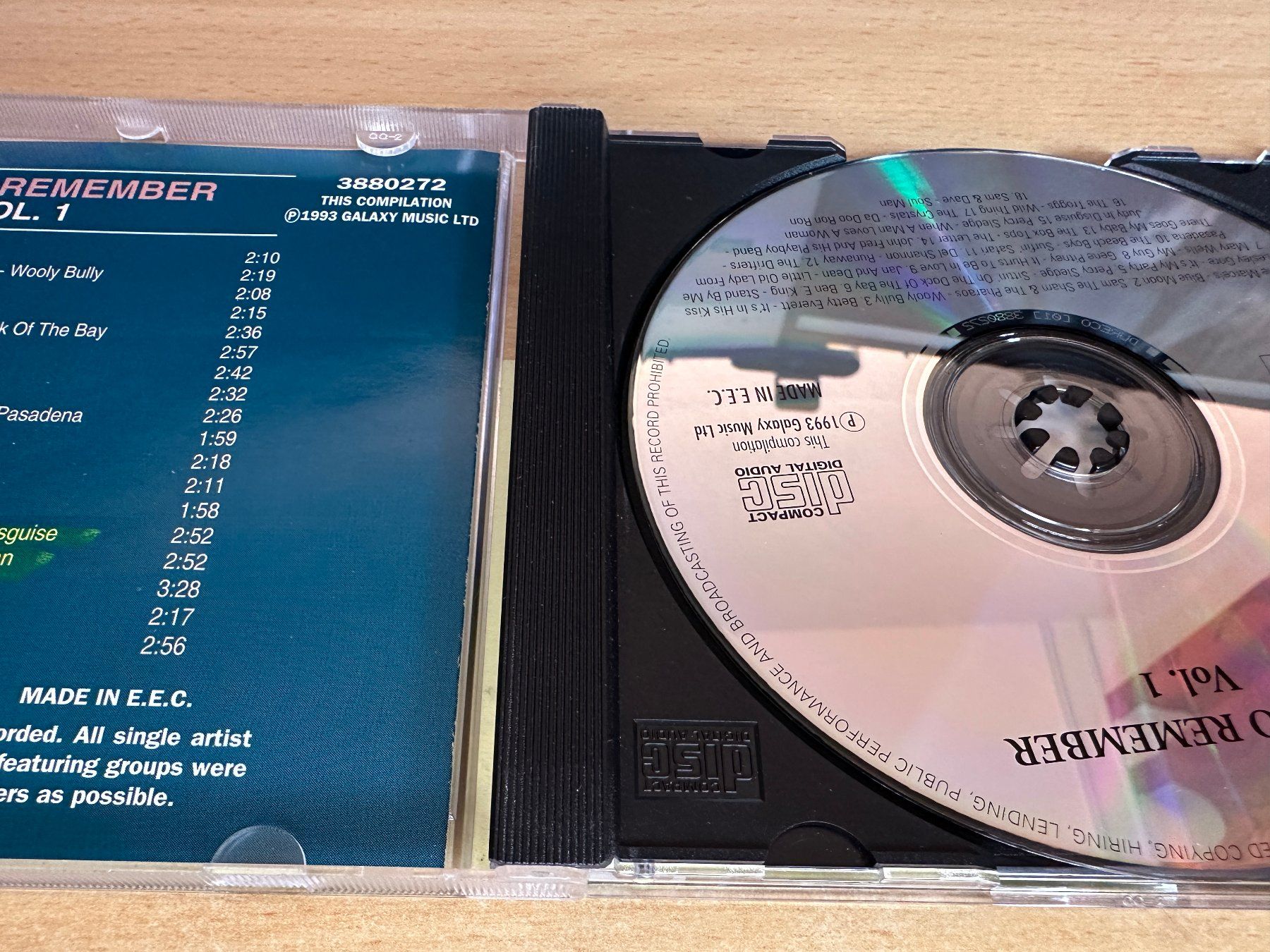 CDs: Various – Hits To Remember Vol.1 – Gebraucht aus Rikon im Tösstal von Alpenmutz 2