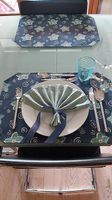 Edle Tischsets + Servietten, pro Set