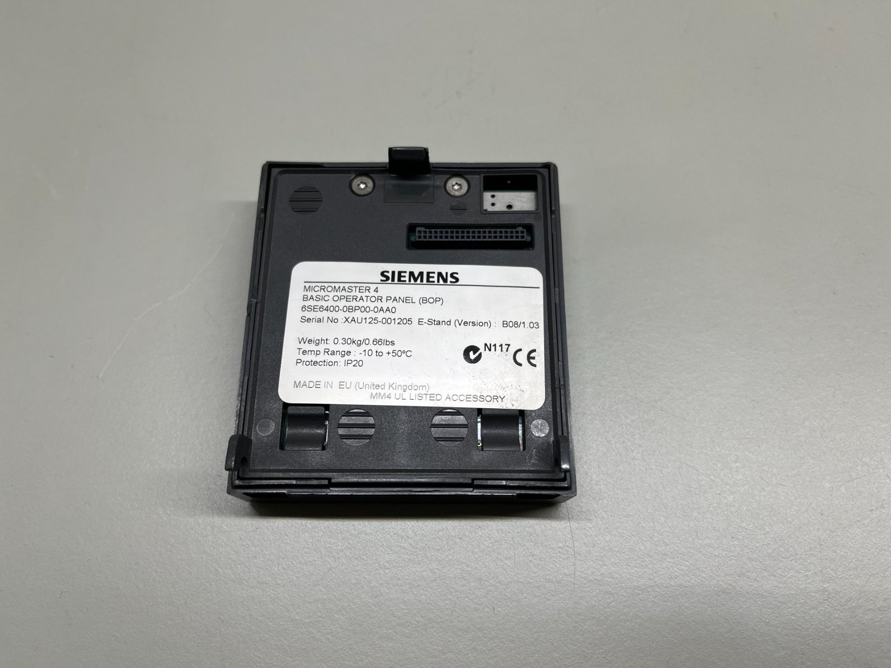 Siemens Elektronikbauteile: Siemens Micromaster 4 BOP – Gebraucht aus Jenaz von Speedy350 1