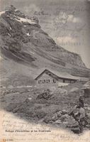 Refuge d'Anzeindaz et les Diablerets, circulée 1906