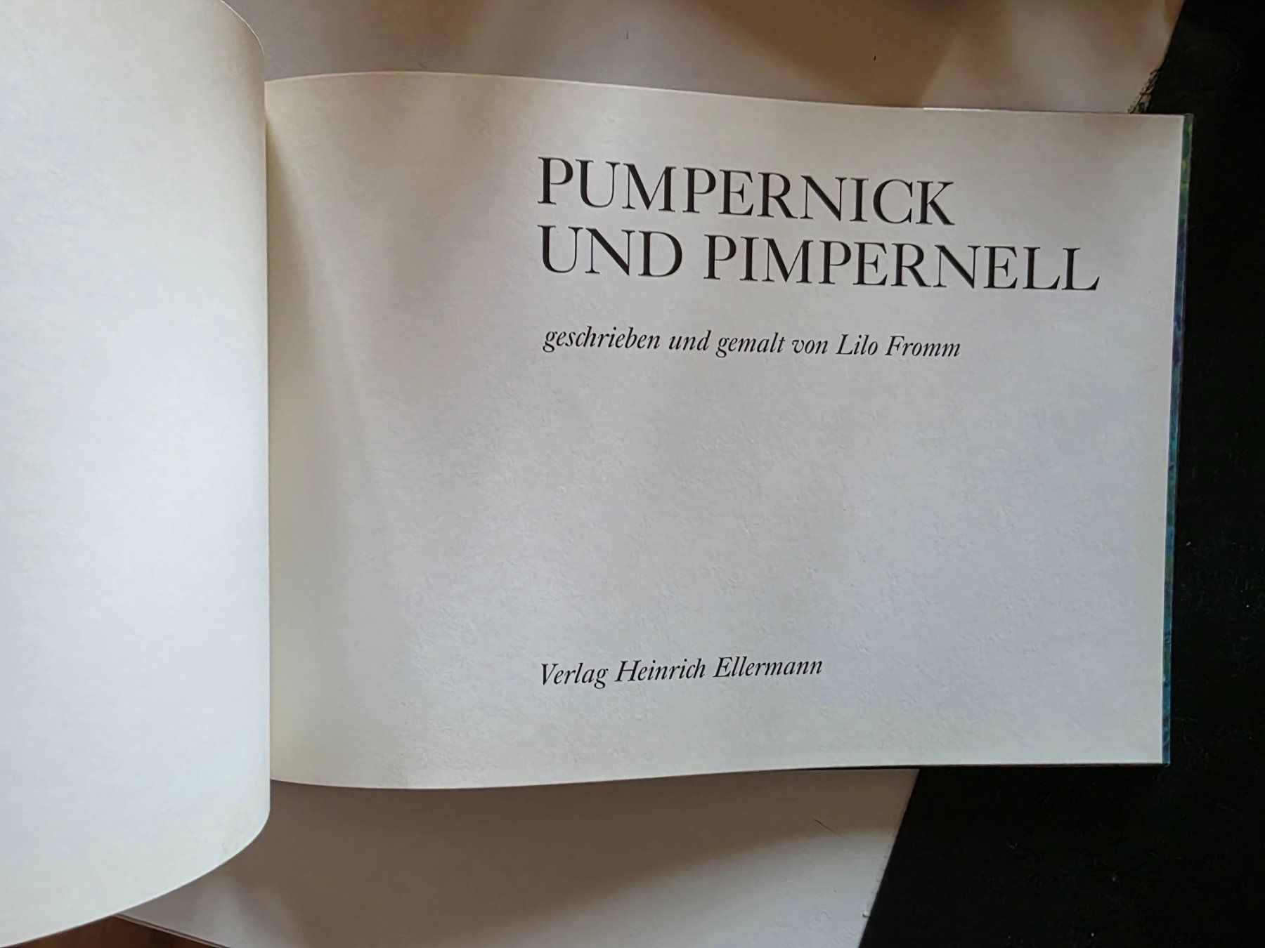 Bücher: Pumpernick und Pimpernell - Lilo Fromm - Ellermann 1967 – Gebraucht aus Walterswil BE von Lonitti 5