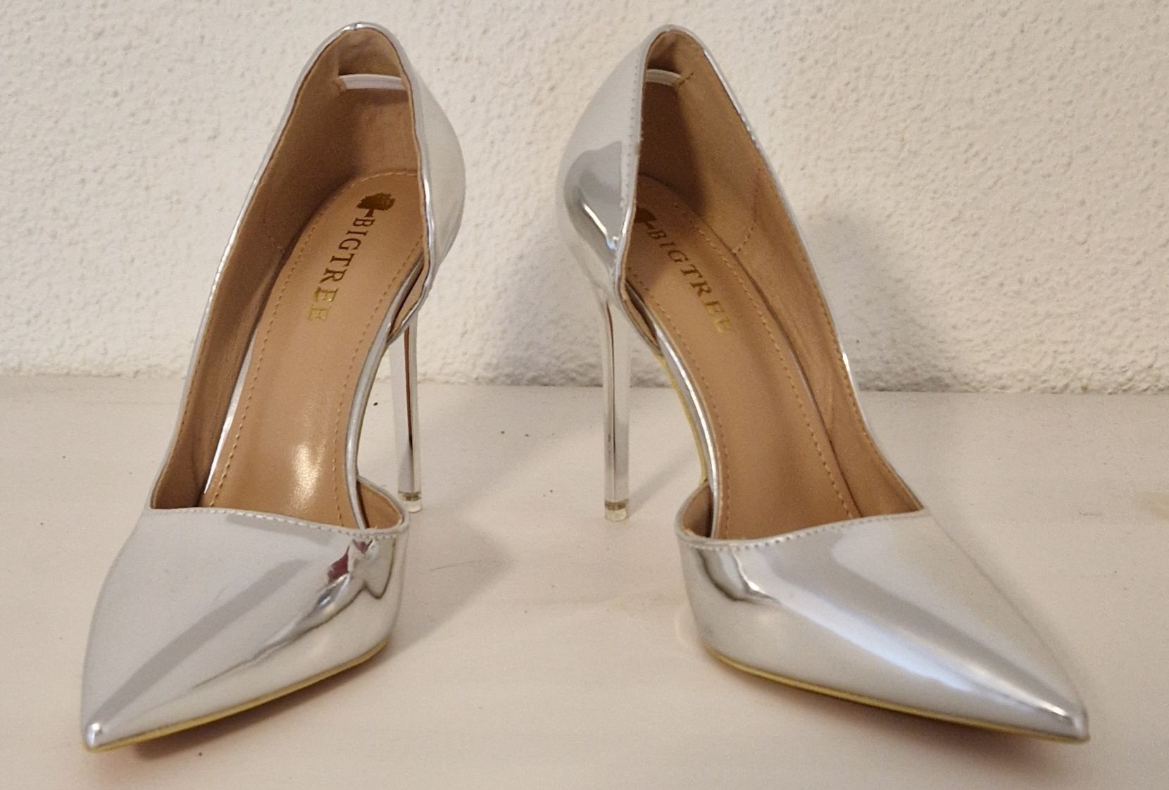 Chaussures femmes: silberne High Heels, "BIGTREE", Grösse 36 – Neuf avec emballage d'origine à Menziken par chs_xd76