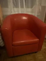 Sessel Kunstleder rot guter Zustand