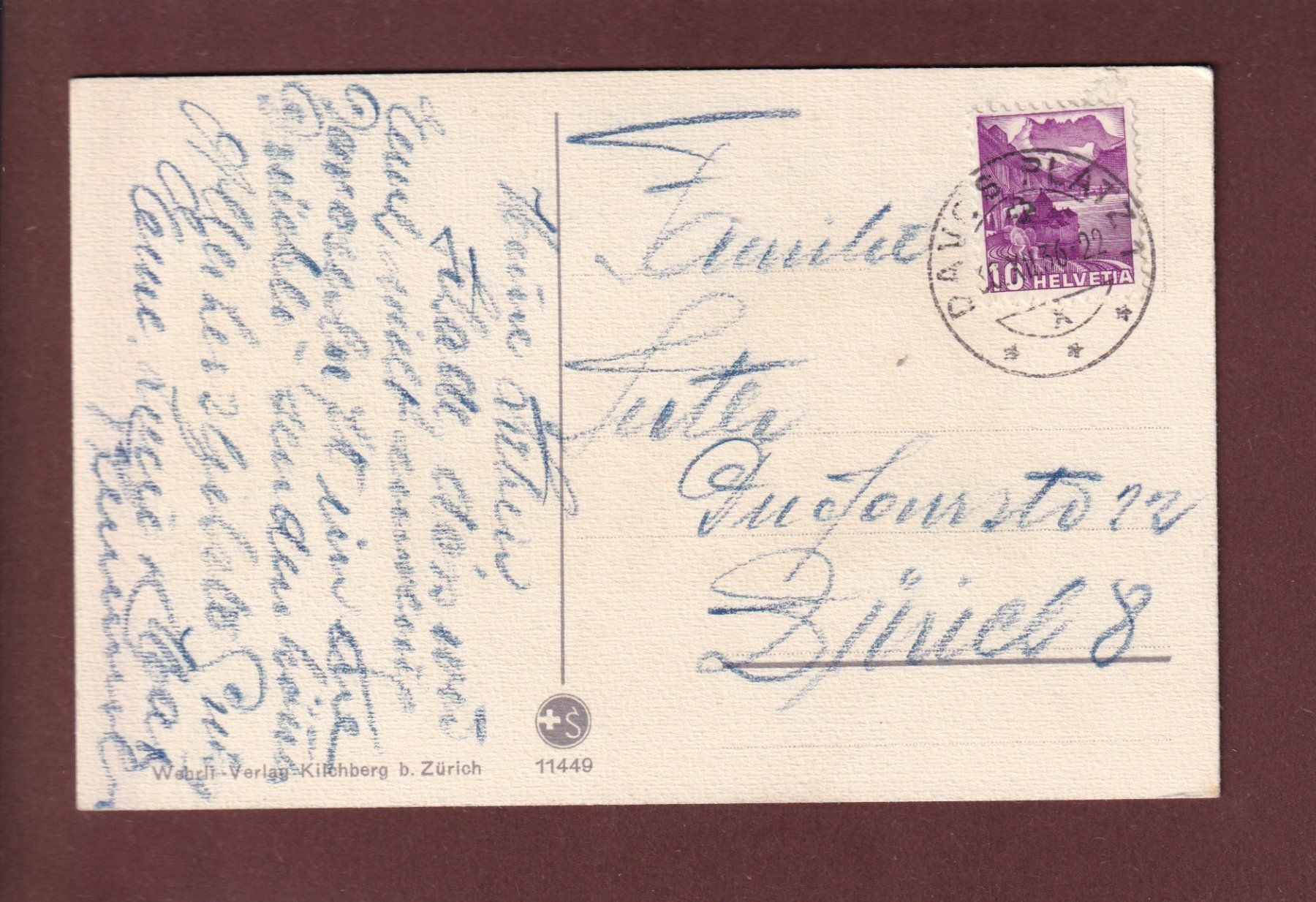 Cartes postales: DAVOS - 1936 – D'occasion à Pully par nicecards 1