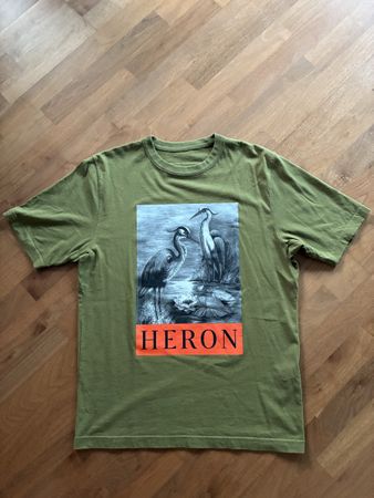 Heron Preston T-Shirt grün wie off white palm Angels gucci