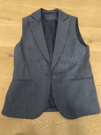 Maison Scotch Damen Weste, Grau, Grösse 36-38, Top Zustand!