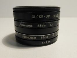 Objektiv Close-Up Lens Aroma 55 mm plus 3  Armoma 55 mm plus