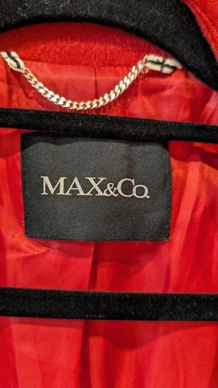 Max Mara Cappotti: Roter Wollmantel von Max&Co. Gr S – Usato da Zürich venduto da Elise9 4
