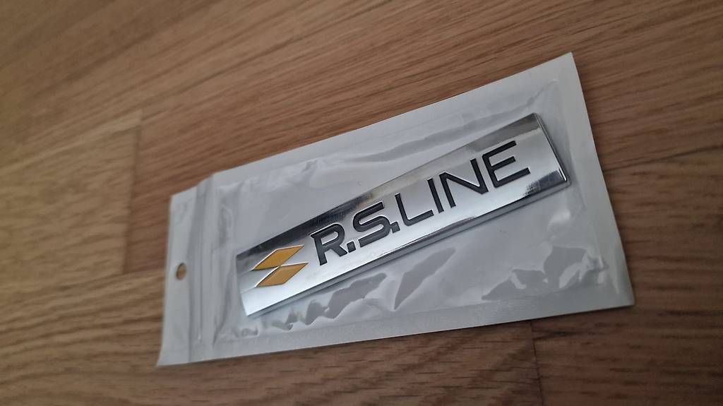 Renault Placchette & Badge: Renault Sport RS Linie Emblem – Nuovo e nell'imballaggio originale da Steffisburg venduto da remo3613 1