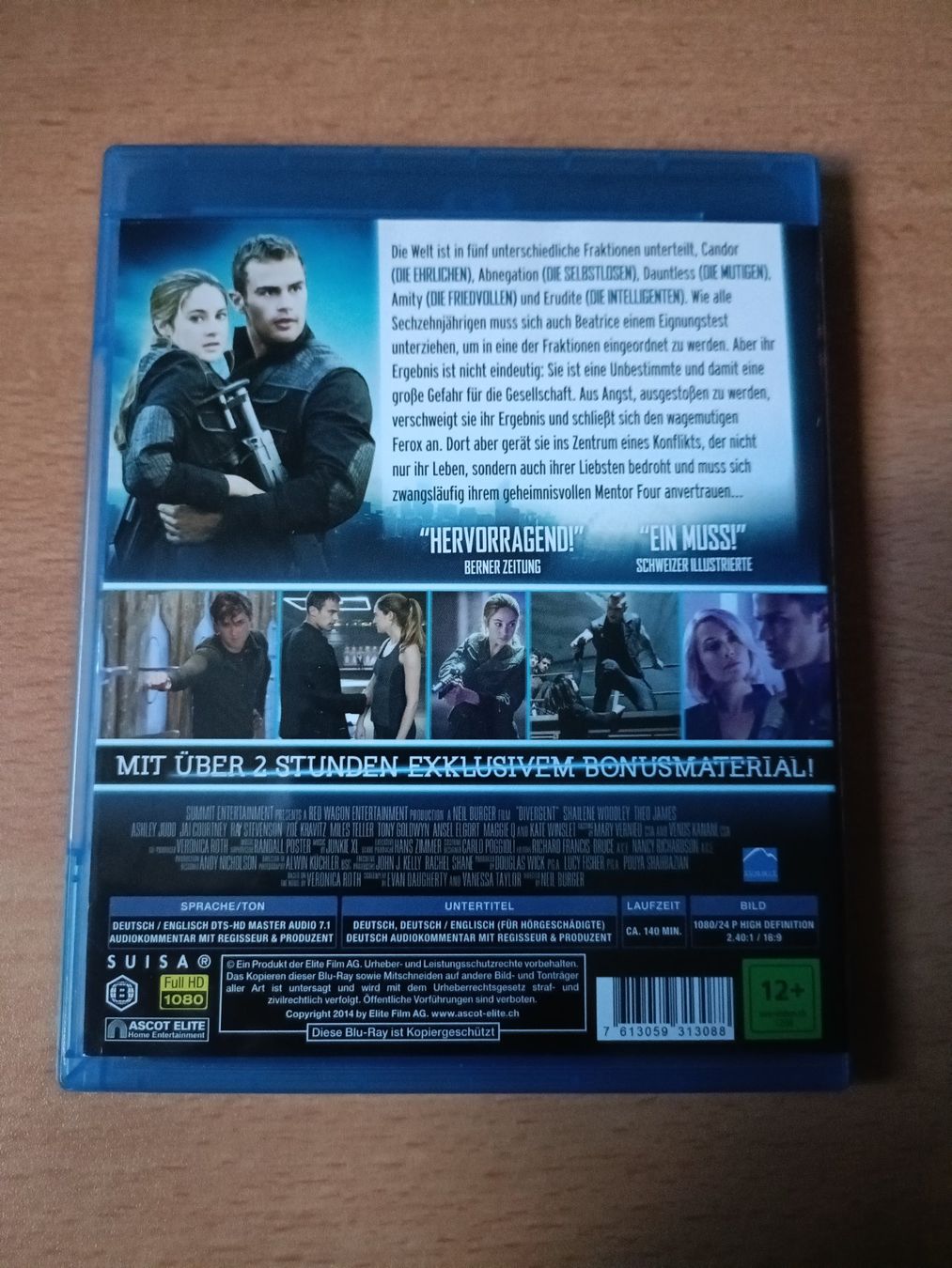 Tutti i DVDs: Divergent - Die Bestimmung - Blu-ray – Usato da Köniz venduto da Movieportal007 1