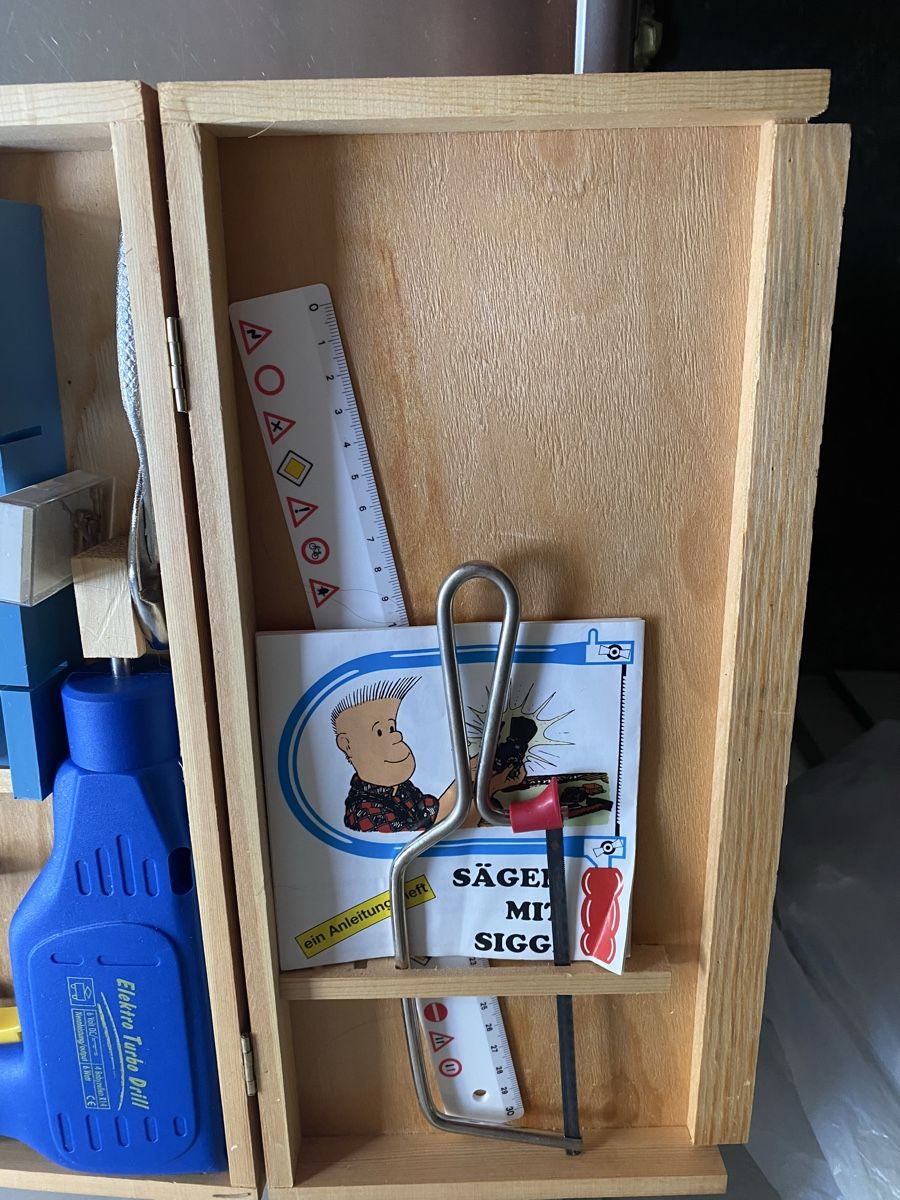 Giocattoli: Werkzeug Kiste Kinder Laubsäge – Usato da Kehrsatz venduto da Gip4me 1