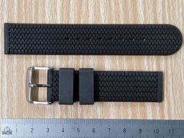Uhrenband Silikon 20mm, neu, Reifen