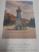 Lithographie Sentinelle des Rangiers 1914-1918