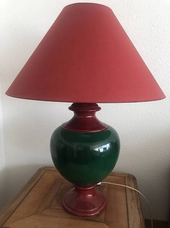 Lampade: Deux grandes lampes sur-table – Usato da MORGES venduto da lroman