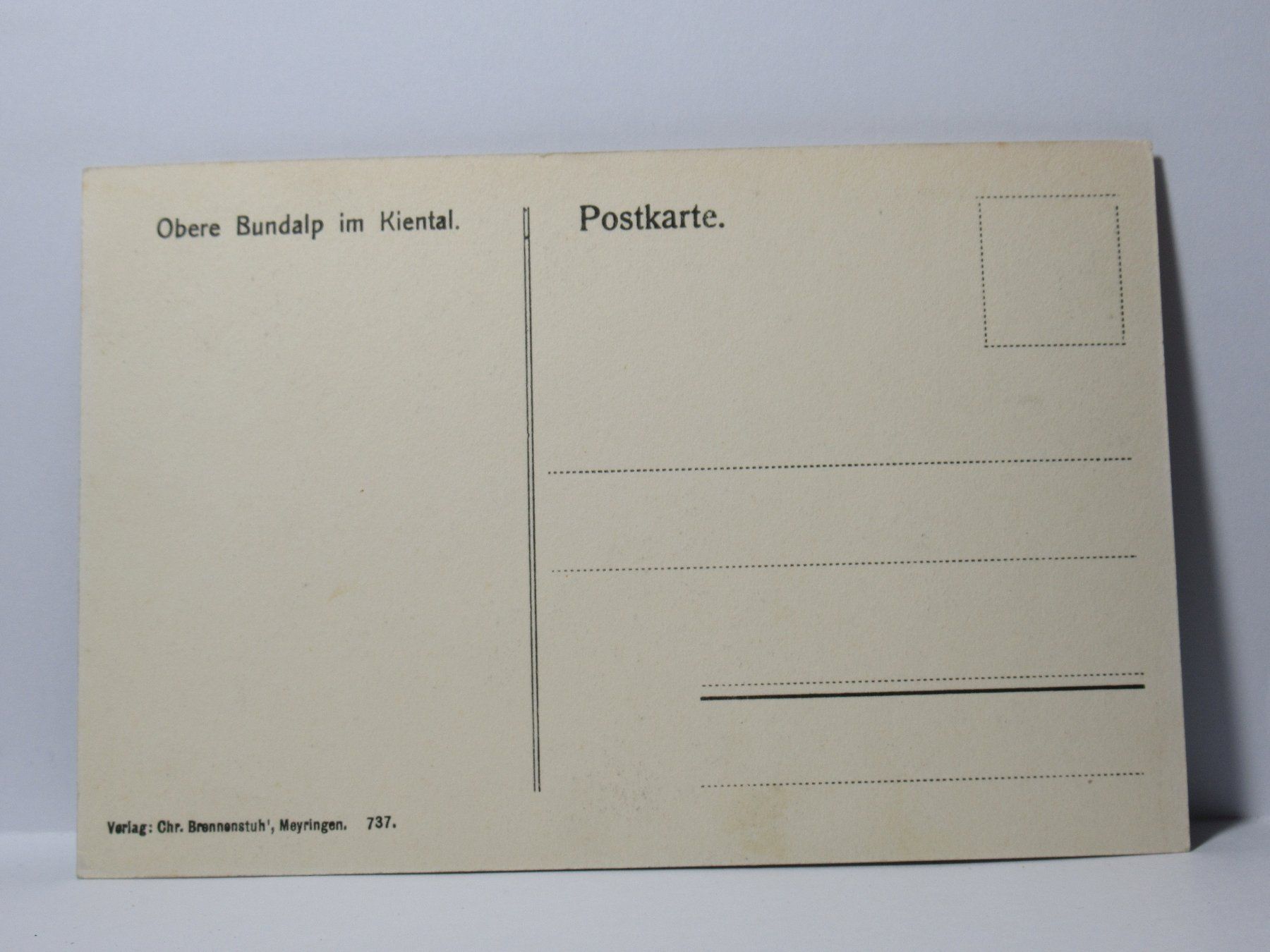 Cartoline postali: Obere Bundalp im Kiental – Nuovo (secondo la descrizione) da Grenchen venduto da Bluemchen1900 1