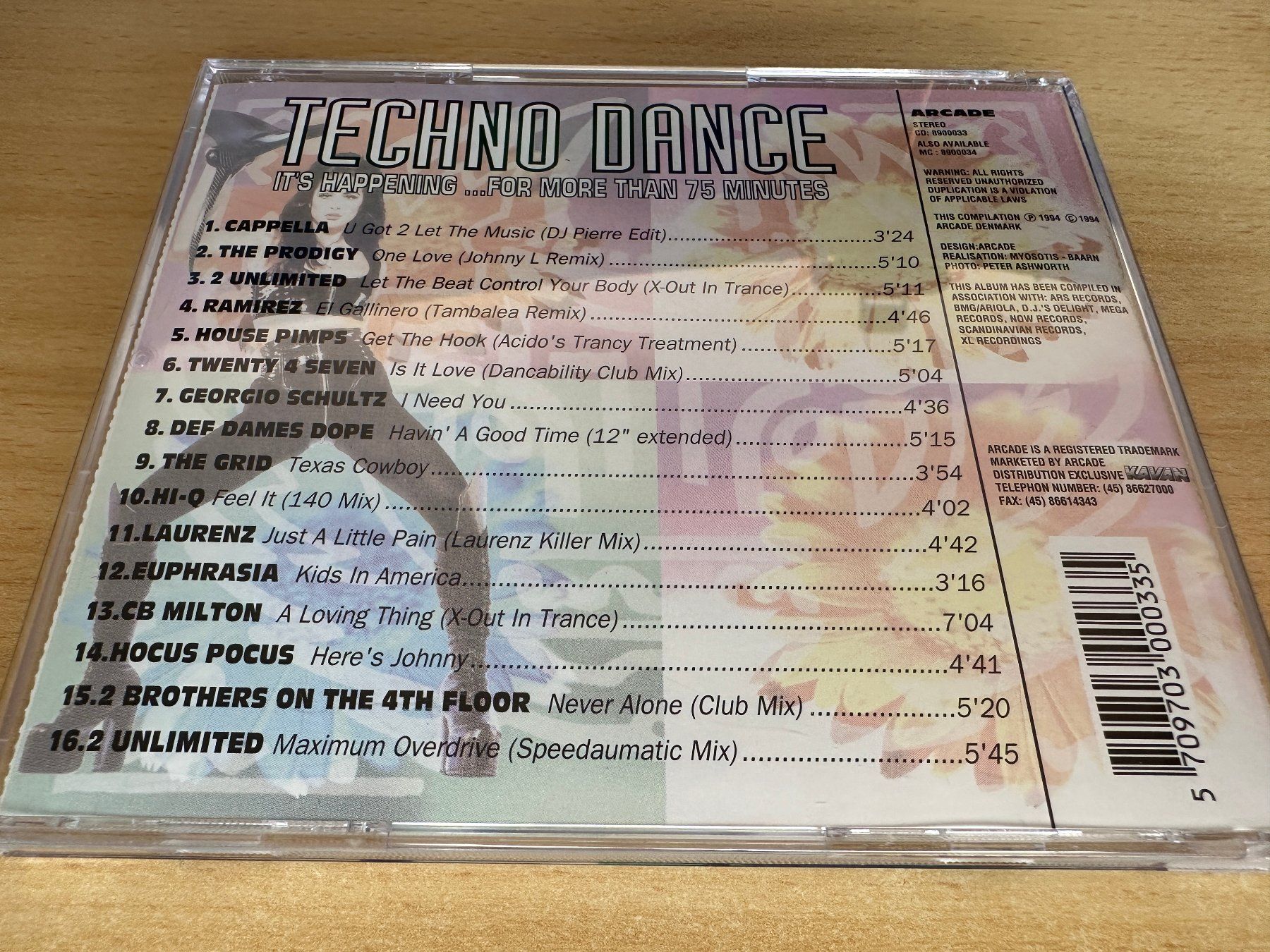 CD: Various – Techno Dance – Usato da Rikon im Tösstal venduto da Alpenmutz 1