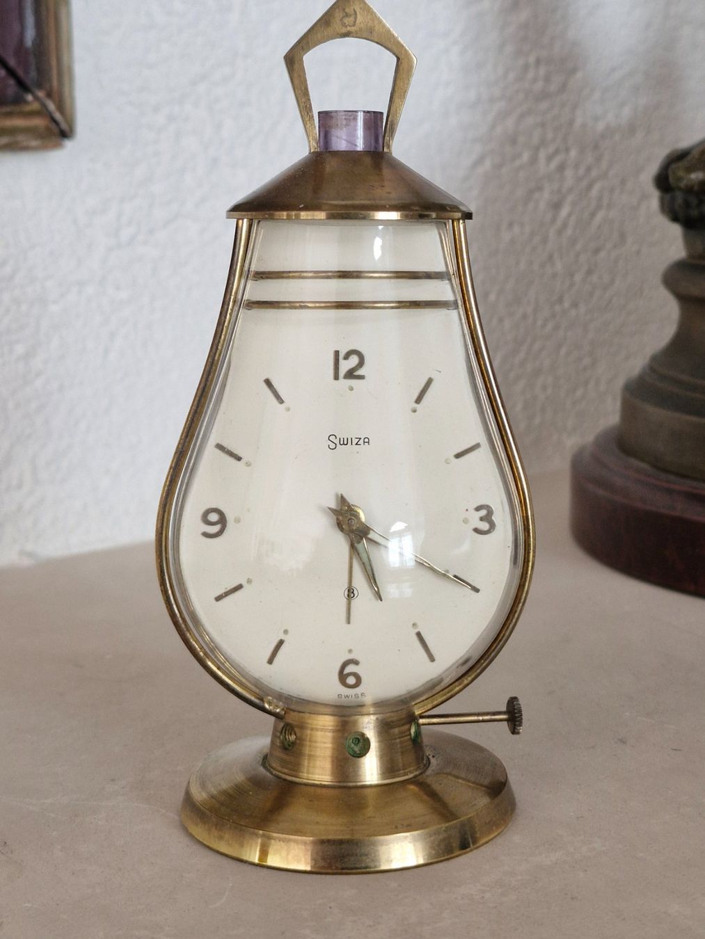 Swiza Sveglie: SWIZA / Réveil "Lampe Tempête" / VINTAGE – Usato da Bulle venduto da italicum