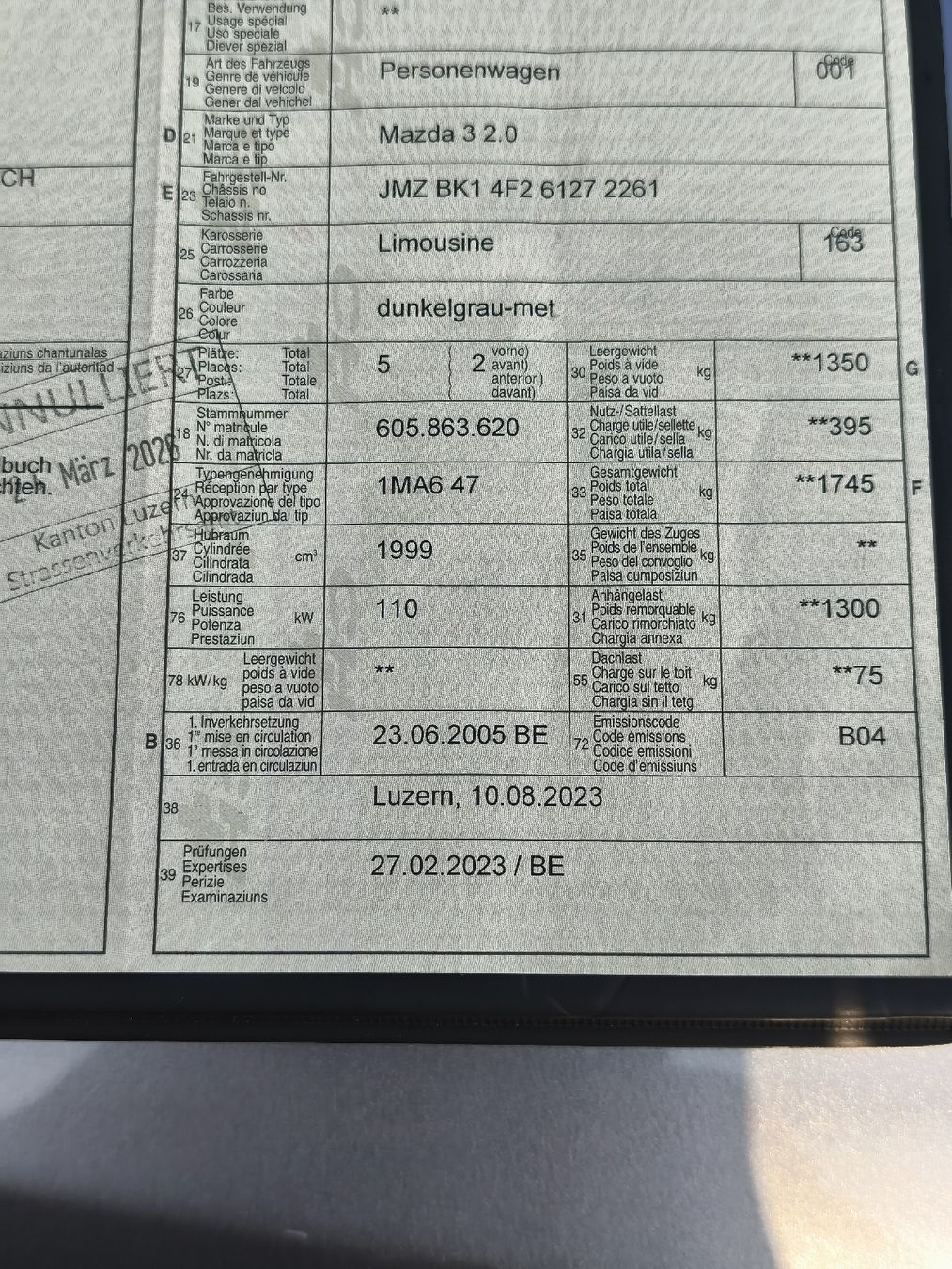 Mazda Automobili: Zu verkaufen Mazda 3 2.0 – Usato da Willisau venduto da Silvi96 4