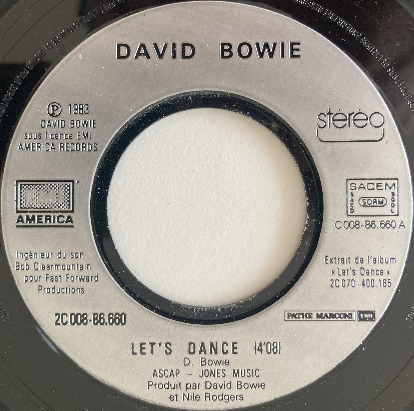 Schallplatten: DAVID BOWIE - LET'S DANCE – Gebraucht aus Bottens von hotter-than-hell 2