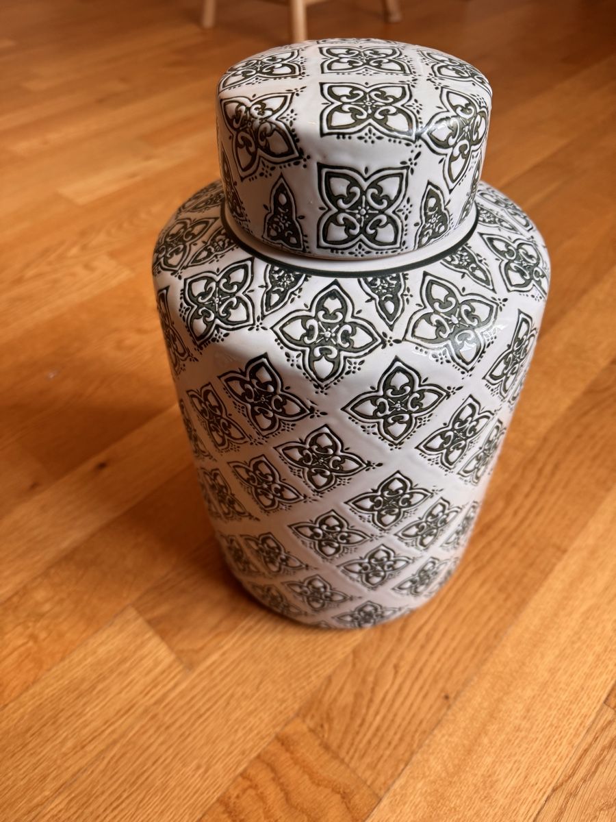 Vasi & Recipienti: Vase mit Muster und Deckel, Keramik, Neu – Nuovo (secondo la descrizione) da Bern venduto da tan_djs5 3