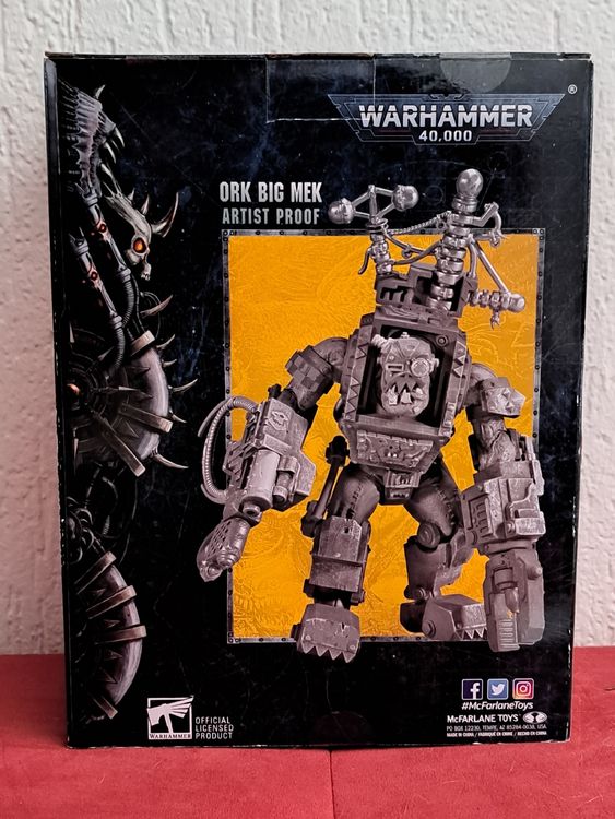 Figurine Warhammer 40k Ork Big Mek McFarlane Toys 30 Cm - Neuf En Boîte
