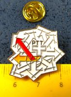 PTT SCHWEIZ UHR PIN GEPRÄGT ARTE-ART